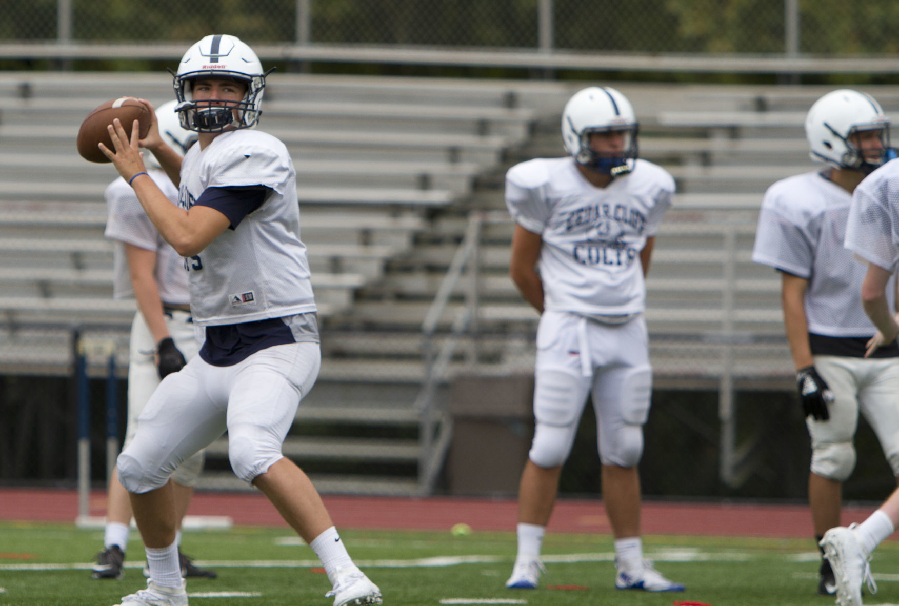 Cedar Cliff football practice